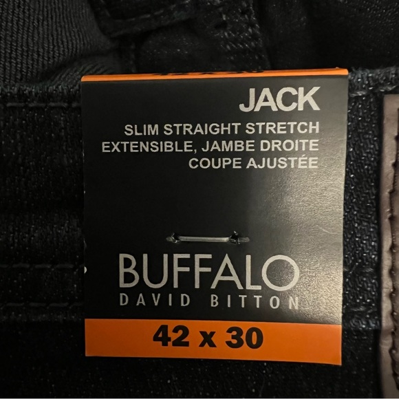 Buffalo David Bitton 42X30 Dark Blue Jeans - Picture 5 of 5